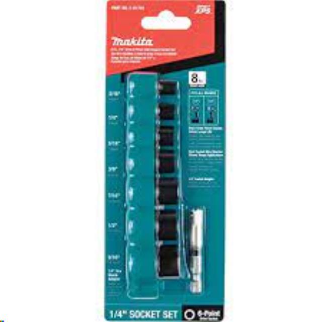 Rental store for Makita 8pc. 1 4  SAE Socket Set in Boston MA