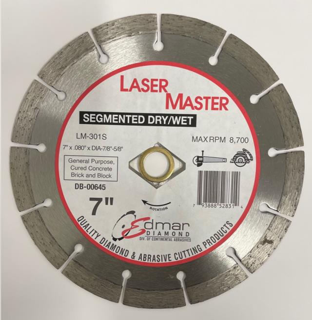 Rental store for 7  Segmented HD Diamond Blade in Boston MA