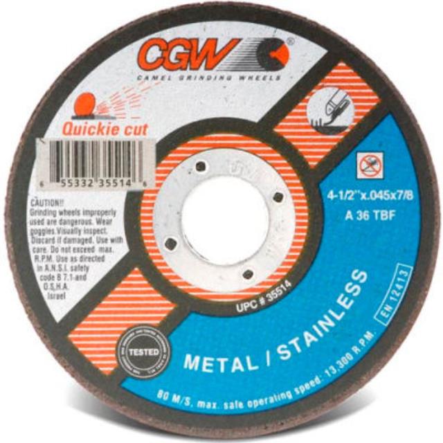 Rental store for CGW 4.5 x.045x7 8 Cutting Wheel in Boston MA