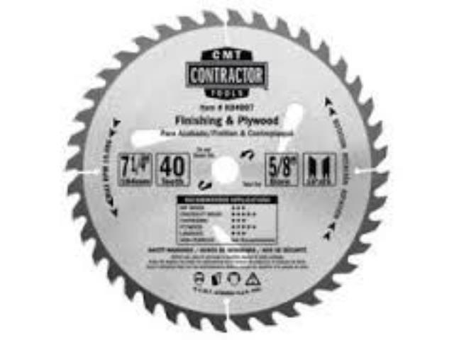 Rental store for CMT 7-1 4 x40T Finish Blade in Boston MA