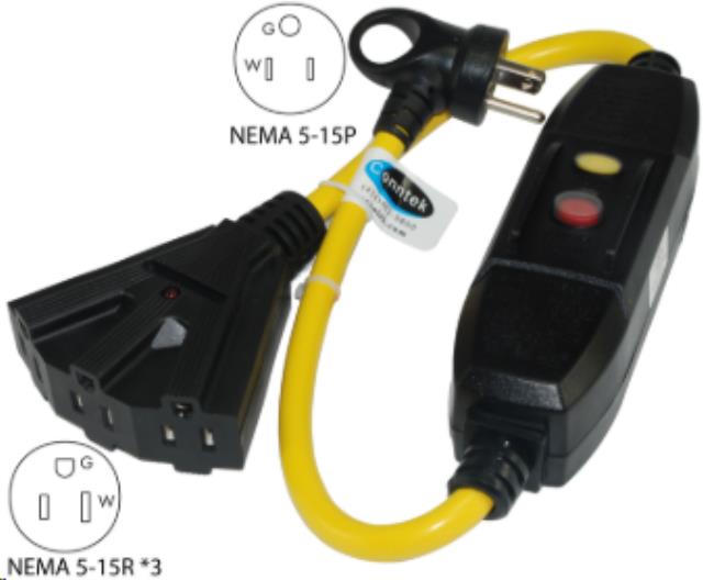 Rental store for 12 3 2.5  GFCI Plug Triple Tap in Boston MA