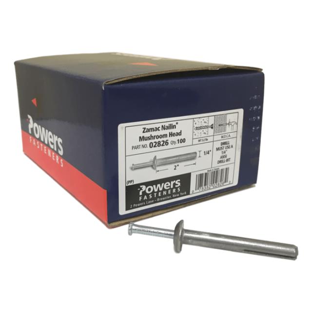 Rental store for 1 4 x2  Zamac Nailin Mushroom Hd in Boston MA