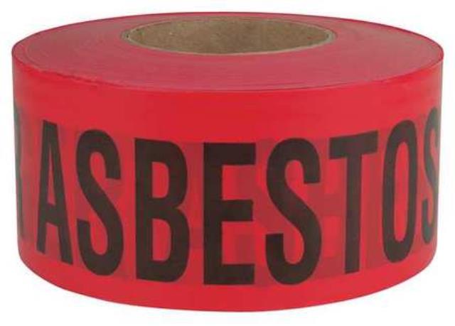 Rental store for Asbestos Danger Tape 3 x1000  Roll in Boston MA