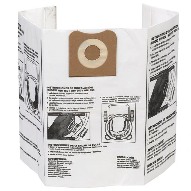 Rental store for RIDGID 12 - 16 Gallon Dust Bag 2-Pack in Boston MA