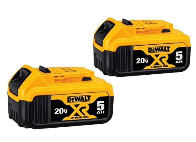 Rental store for DeWalt 20v Max 5AH Battery 2-Pack in Boston MA