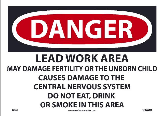 Rental store for Lead Sign - Paper English Paper 100 pk in Boston MA