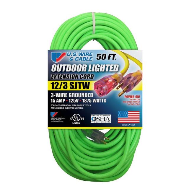 Rental store for 12 3 - 50  FL GREEN Lighted Cord in Boston MA